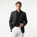 Men's Lightweight Textured Blazer | Tailored Fit | Smart-Casual Jacket for Versatile Wear