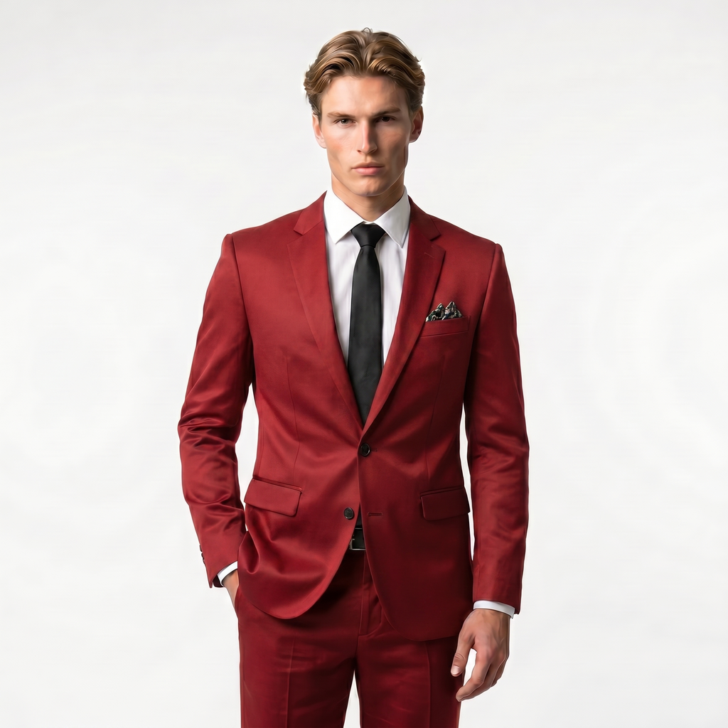 Men's Tailored Single Breasted Blazer - Lightweight Fabric, Classic Fit, Formal Suit Jacket for Business and Events