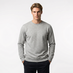 Men's Crew Neck Sweatshirt | Soft Cotton Blend | Casual Style | Everyday Comfort Wear
