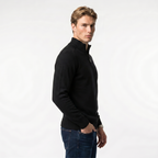 Men's Lightweight Half-Zip Knit Sweater | Casual Spring Style for Everyday Wear | Comfortable Knit Fabric