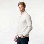 Men's Lightweight Half-Zip Knit Sweater | Casual Spring Style for Everyday Wear | Comfortable Knit Fabric