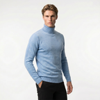 Men's Turtleneck Sweater | Soft Knit Fabric | Casual Everyday Wear | Comfortable Fit for All Seasons