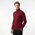 Men's Turtleneck Sweater | Soft Knit Fabric | Casual Everyday Wear | Comfortable Fit for All Seasons