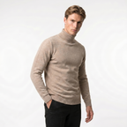 Men's Turtleneck Sweater | Soft Knit Fabric | Casual Everyday Wear | Comfortable Fit for All Seasons