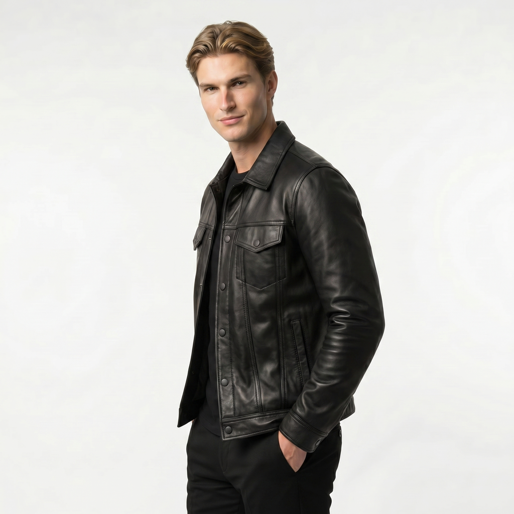 Men's Leather Rider Jacket | Premium Quality | Casual Biker Style