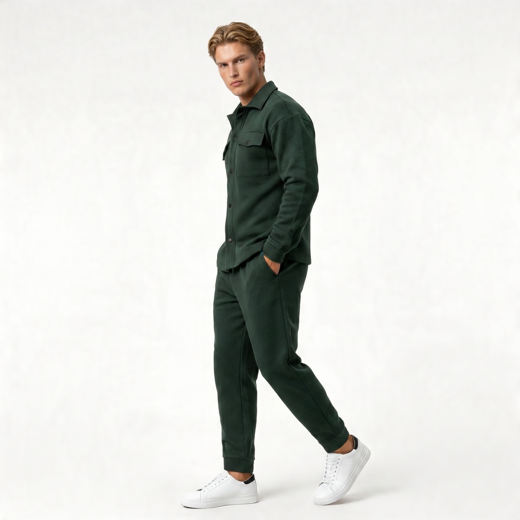 Men's Athleisure 2-Piece Set | Comfortable Fabric | Casual Activewear Outfit