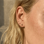 Petite Sphere Flat Back Stud Earrings