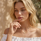 Elena Clover Crystal Necklace