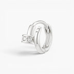Sleek Nail Huggie Earrings