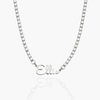 Custom Name Tennis Chain Necklace
