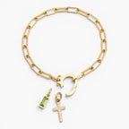 Faith Link Birthstone Bracelet