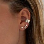 Marquise Tear Flat Back Stud Earrings