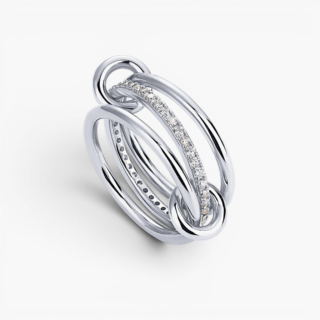 Serelle Interlocked Stackable Ring