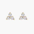 Celia Lotus Flat Back Stud Earrings